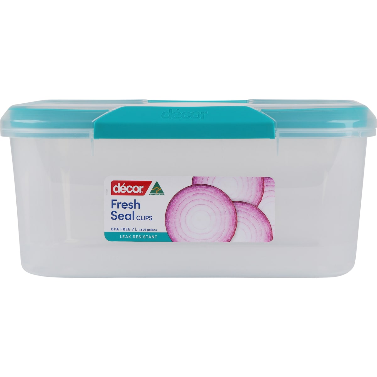 Decor Fresh Seal Clips Oblong Container 7l Each