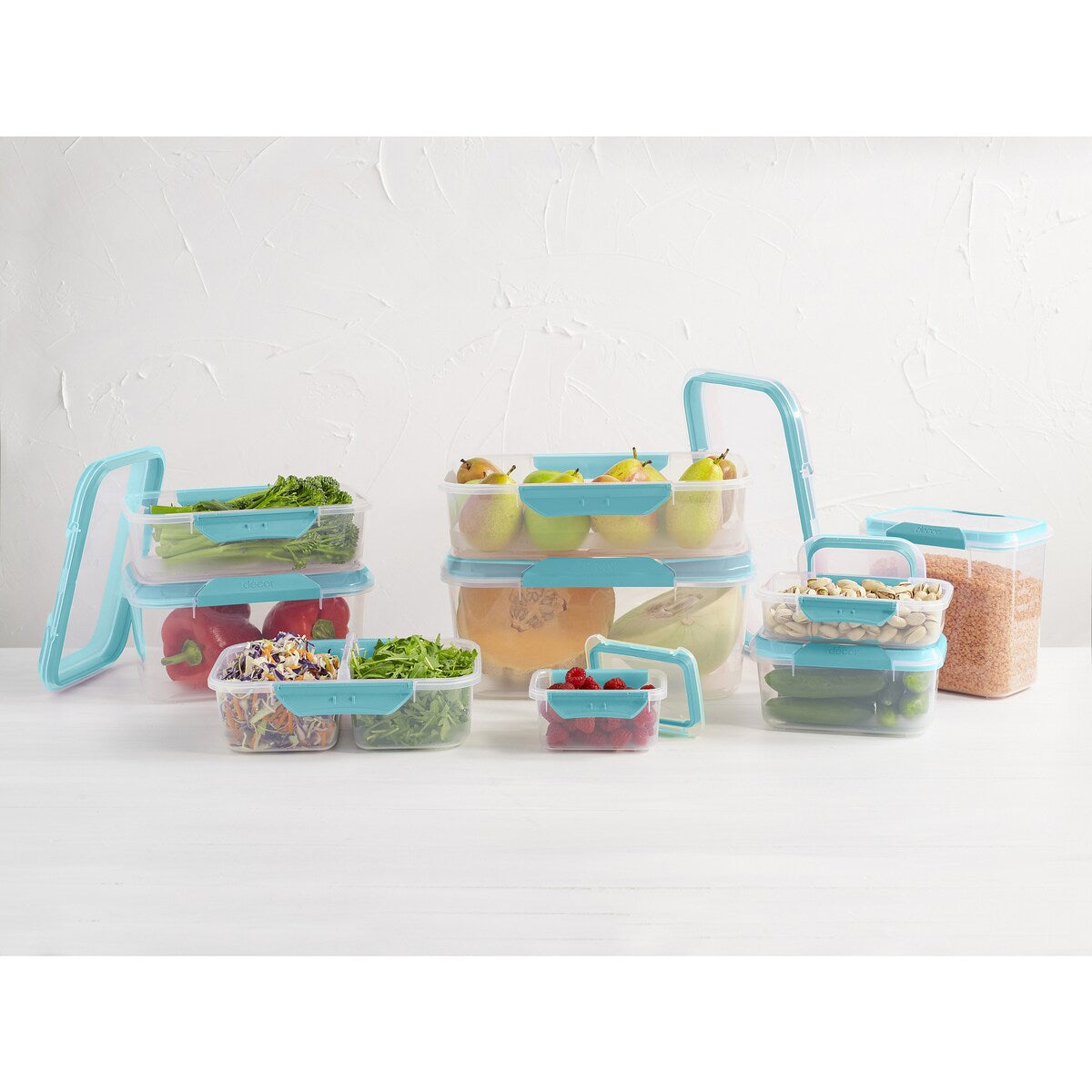 Decor Fresh Seal Clips Container, Oblong 7l