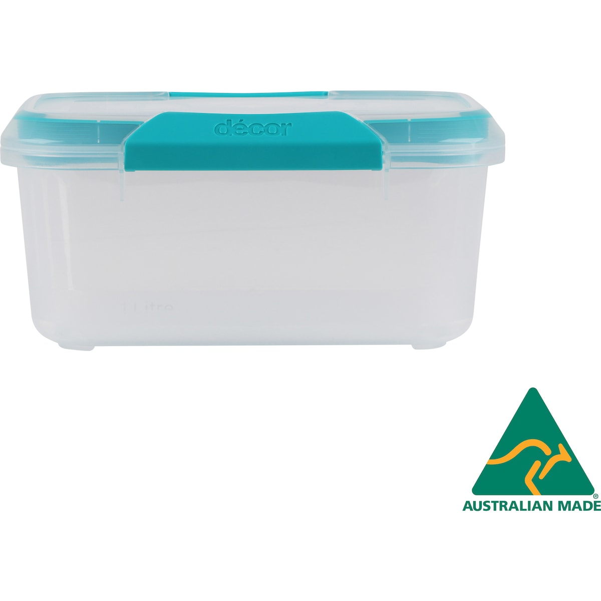 Decor Fresh Seal Clips Oblong Container 1l Each
