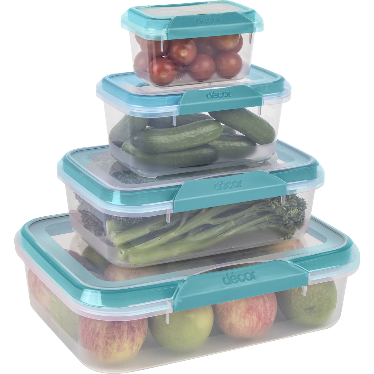 Decor Fresh Seal Clips Oblong Container 3l Each