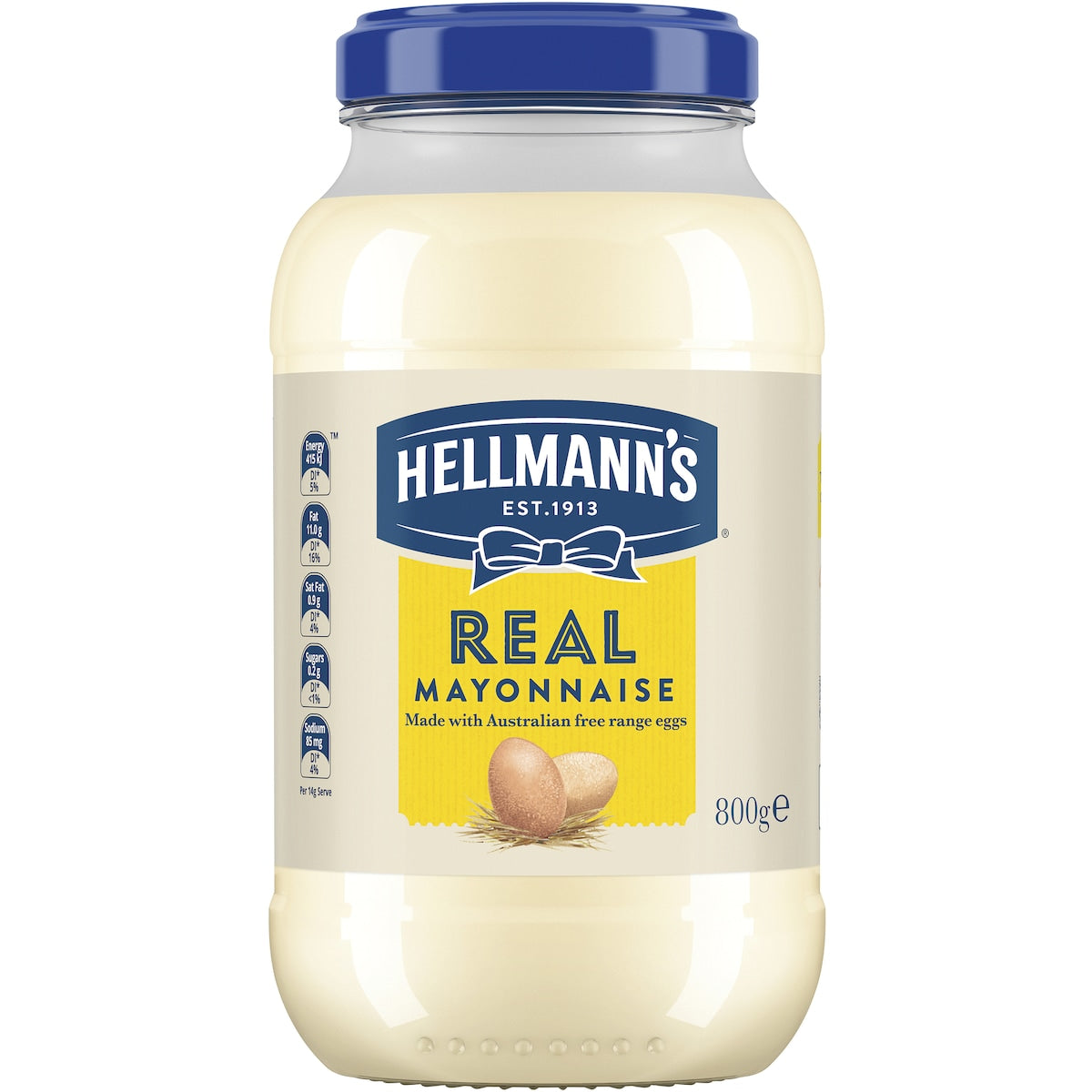Hellmanns Real Mayonnaise Jar 800g