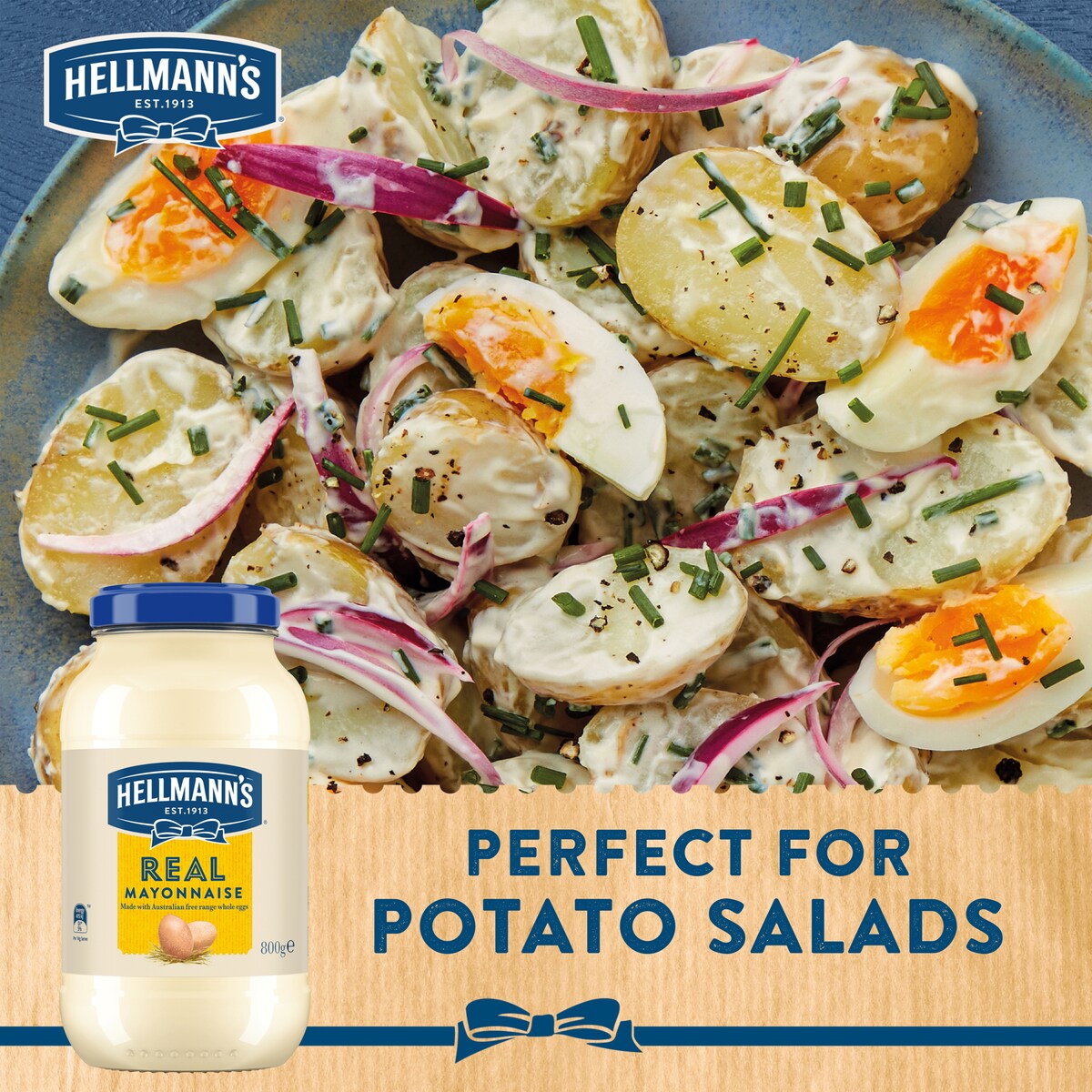 Hellmann's Real Mayonnaise Jar 800 G