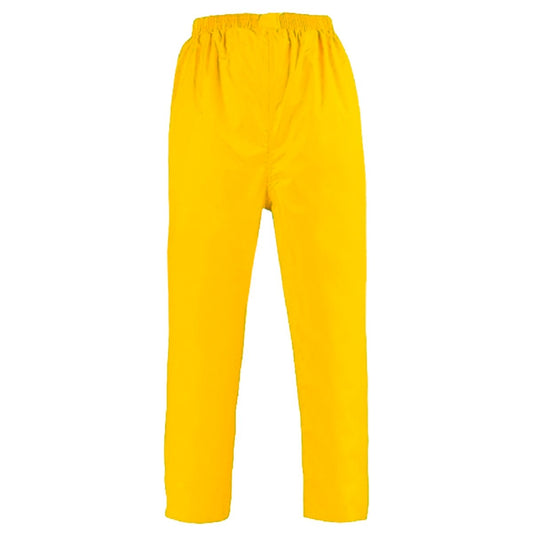 Gripwell XXL Wet Weather Trousers - Elastic Waist - Yellow - PVC - 2XL