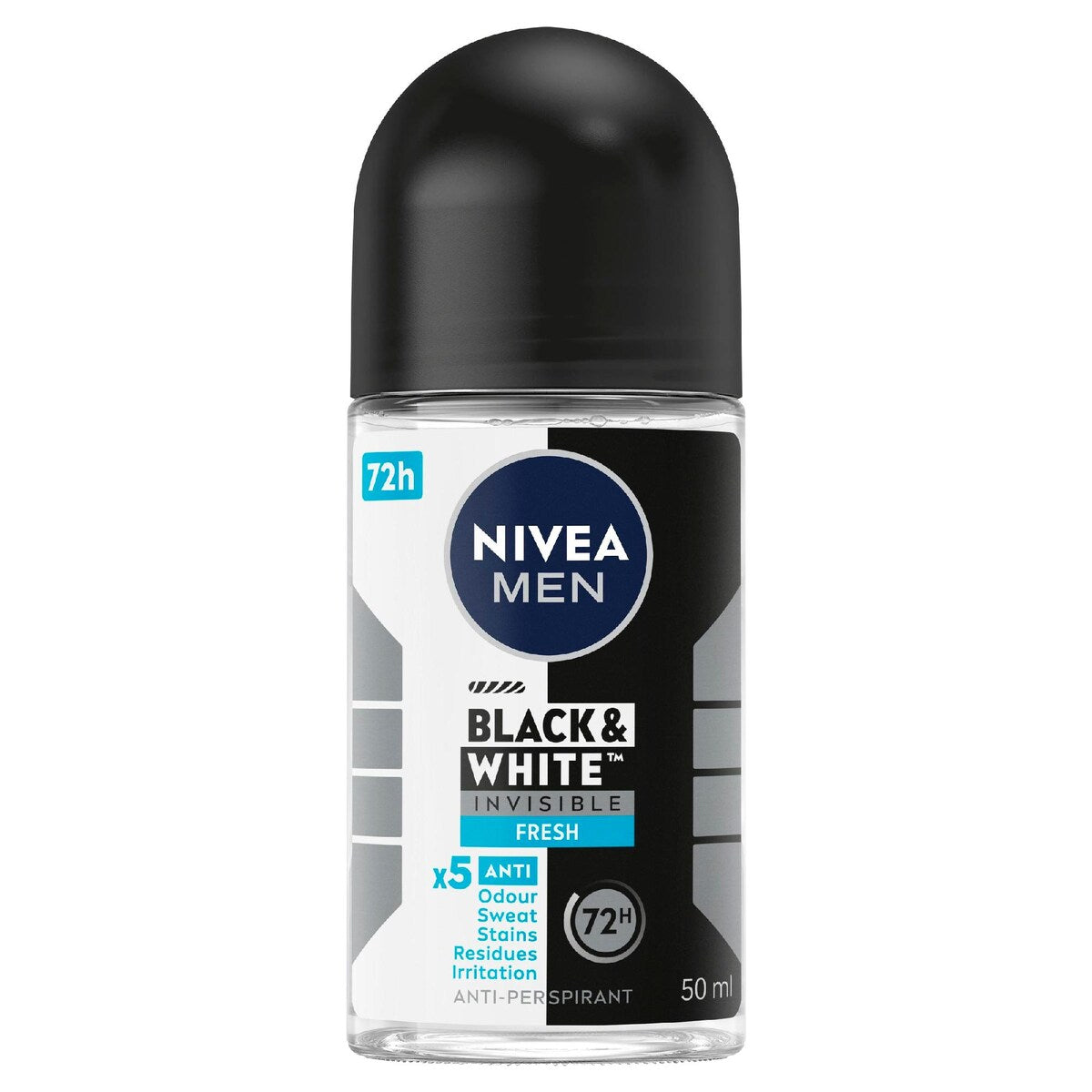 Nivea Men Black & White Fresh Roll On Deodorant 50ml