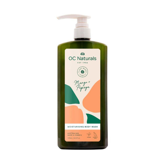 OC Naturals Mango & Papaya Moisturising Body Wash - 725mL