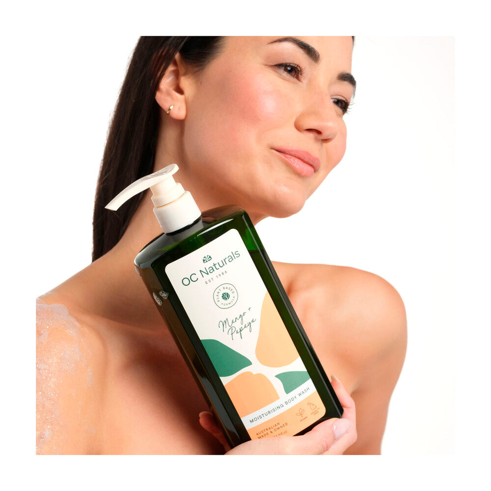 OC Naturals Mango & Papaya Moisturising Body Wash - 725mL