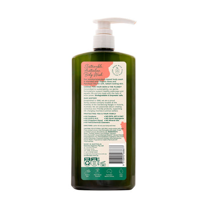 OC Naturals Rose & Patchouli Moisturising Body Wash - 725mL