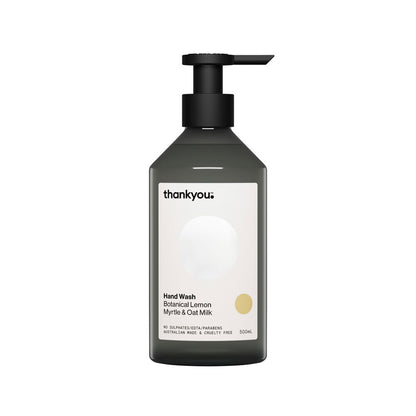 Thankyou Hand Wash Lemon Botanical Myrtle & Oat Milk - 500mL