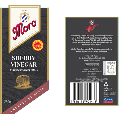 Moro Sherry Vinegar 250ml