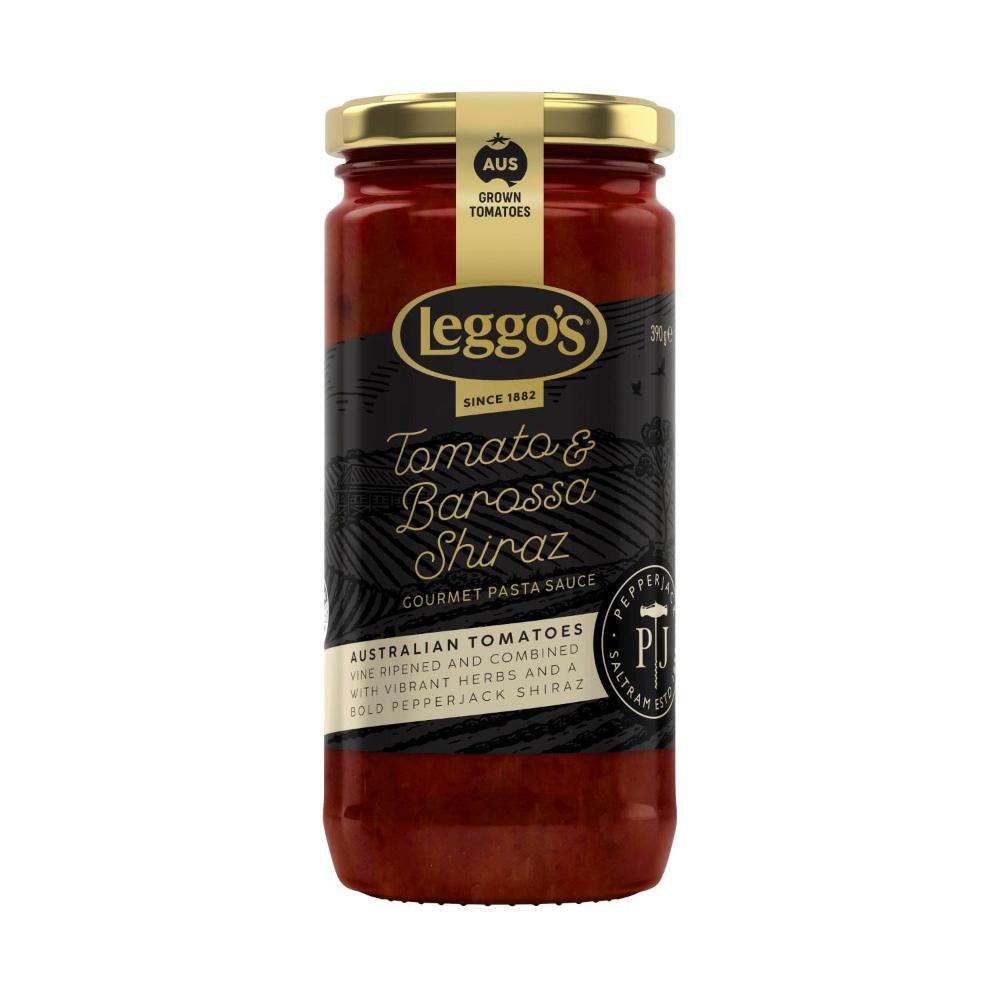 Leggos Gourmet Tomato Pasta Sauce Australian Pepperjack Shiraz - 390g