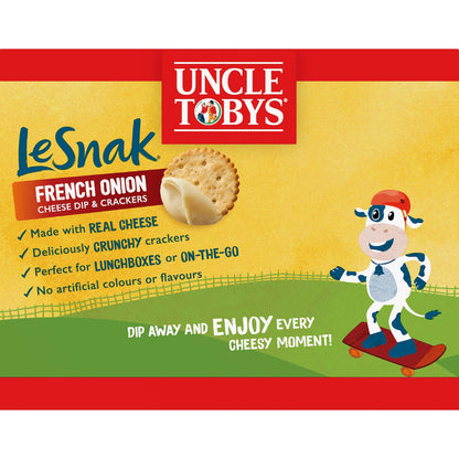 Uncle Tobys Le Snak French Onion 6 Pack