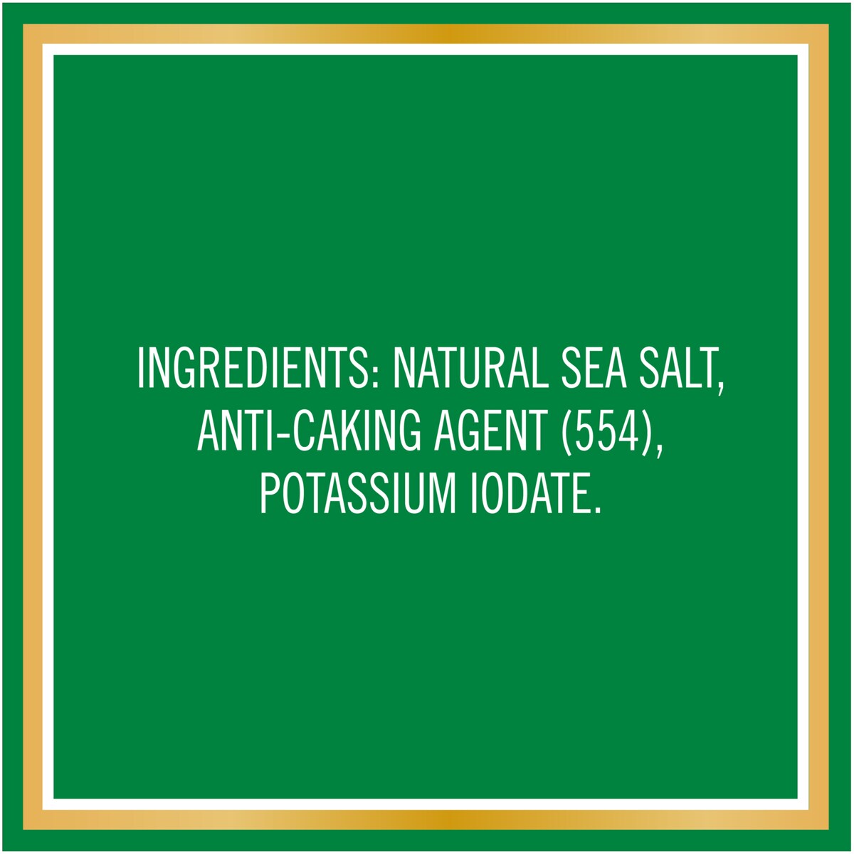 Saxa Picnic Pack Iodised Table Salt 125g