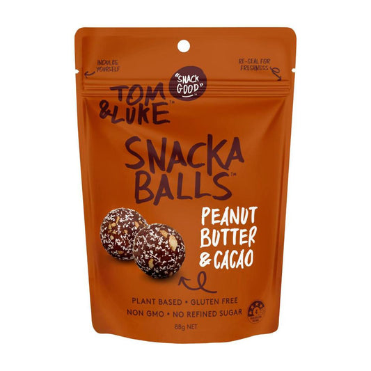 Tom & Luke Peanut Butter & Cacao Snackaballs - 88g