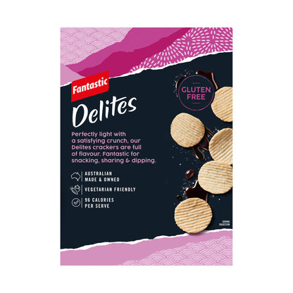 Fantastic Delites Rice Snacks Sea Salt & Balsamic Vinegar - 100g