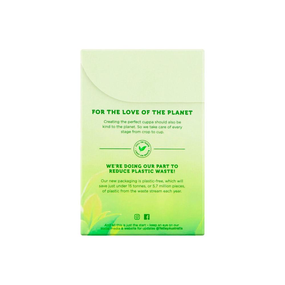 Tetley Decaffeinated Green Tea Bags 50 Pack - 87.5g