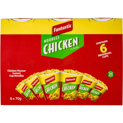 Fantastic Cup Noodles Chicken 6 pack