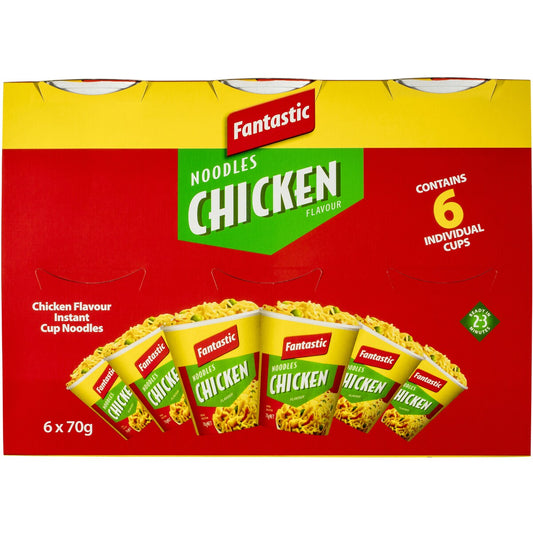 Fantastic Cup Noodles Chicken 6 pack