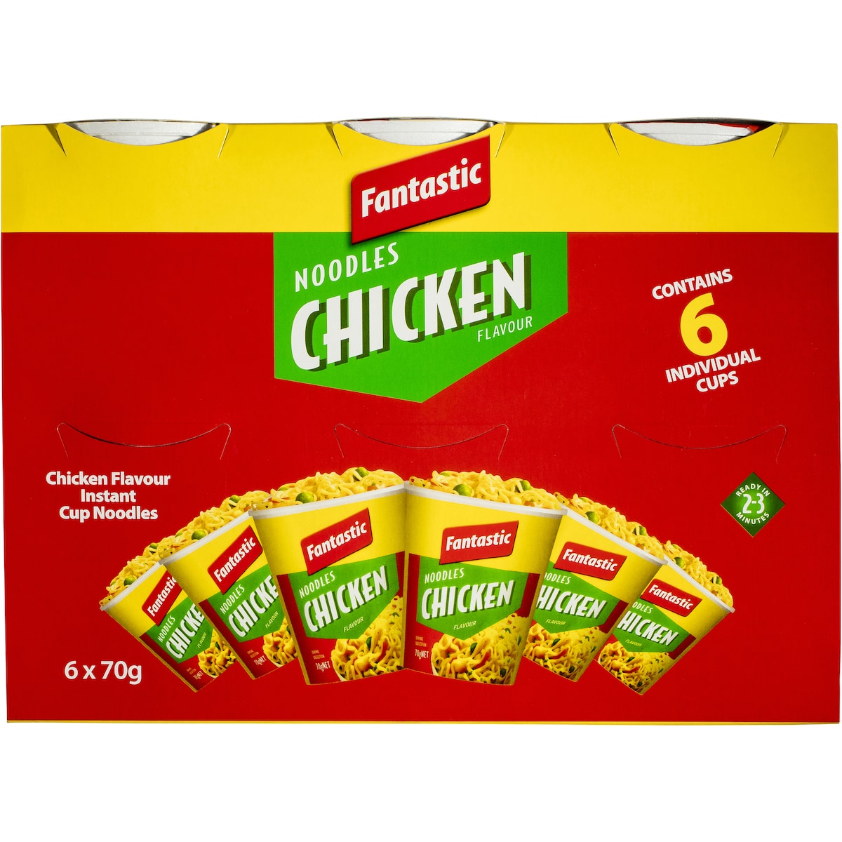 Fantastic Cup Noodles Chicken 6 pack