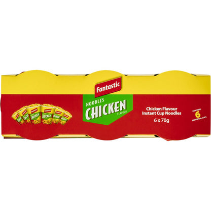 Fantastic Cup Noodles Chicken 6 pack