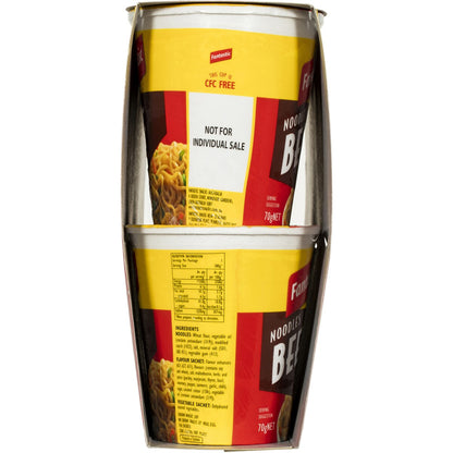 Fantastic Cup Noodles Beef 6 pack