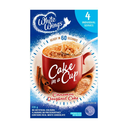 White Wings In A Cup Cinnamon Doughnut - 220g