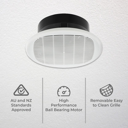 Deta Energy Efficient DC Exhaust Fan - 250mm