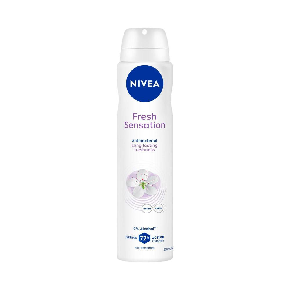 Nivea Fresh Sensations Antiperspirant Aerosol Deodorant - 250mL