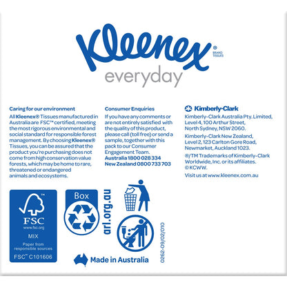 Kleenex Everyday 2 Ply Facial Tissues Cube 85 Pack