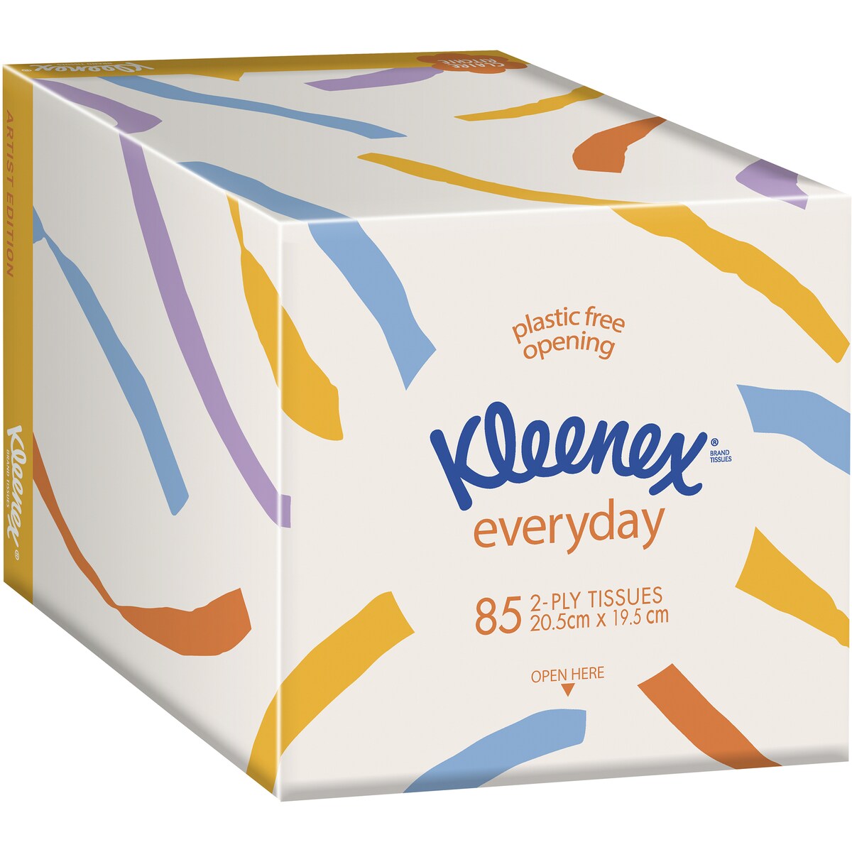 Kleenex Everyday 2 Ply Facial Tissues Cube 85 Pack