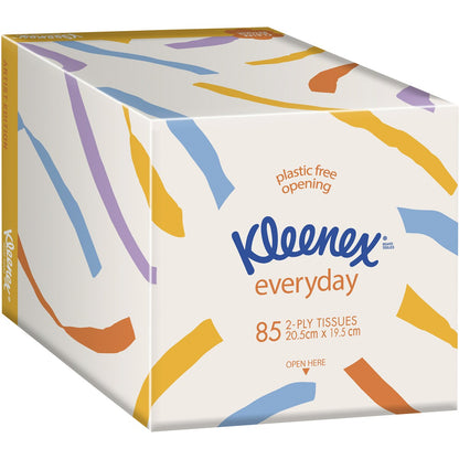 Kleenex Everyday 2 Ply Facial Tissues Cube 85 Pack