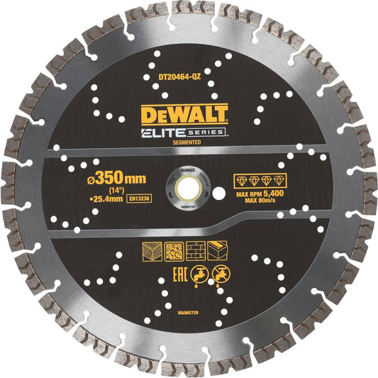 Dewalt Segmented Diamond Blade - 350mm - dt20464 Qz