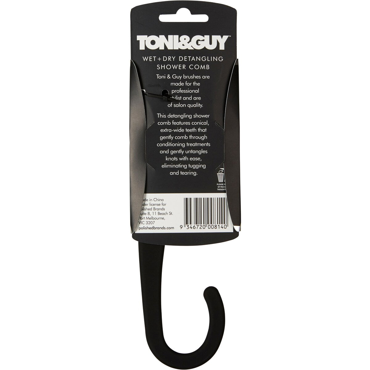 Toni & Guy Wet & Dry Detangle Comb each