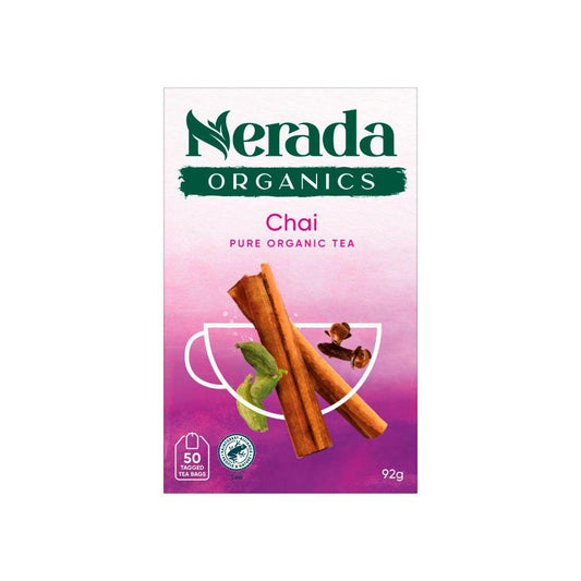 Nerada Organics Pure Chai Tea Bags 50 pack - 92.5g