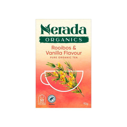 Nerada Organic Tea Bags Vanilla Rooibos - 50 Pack