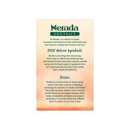 Nerada Organic Tea Bags Vanilla Rooibos - 50 Pack
