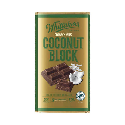 Whittaker's Block Chocolate Coconut Milk - 250g