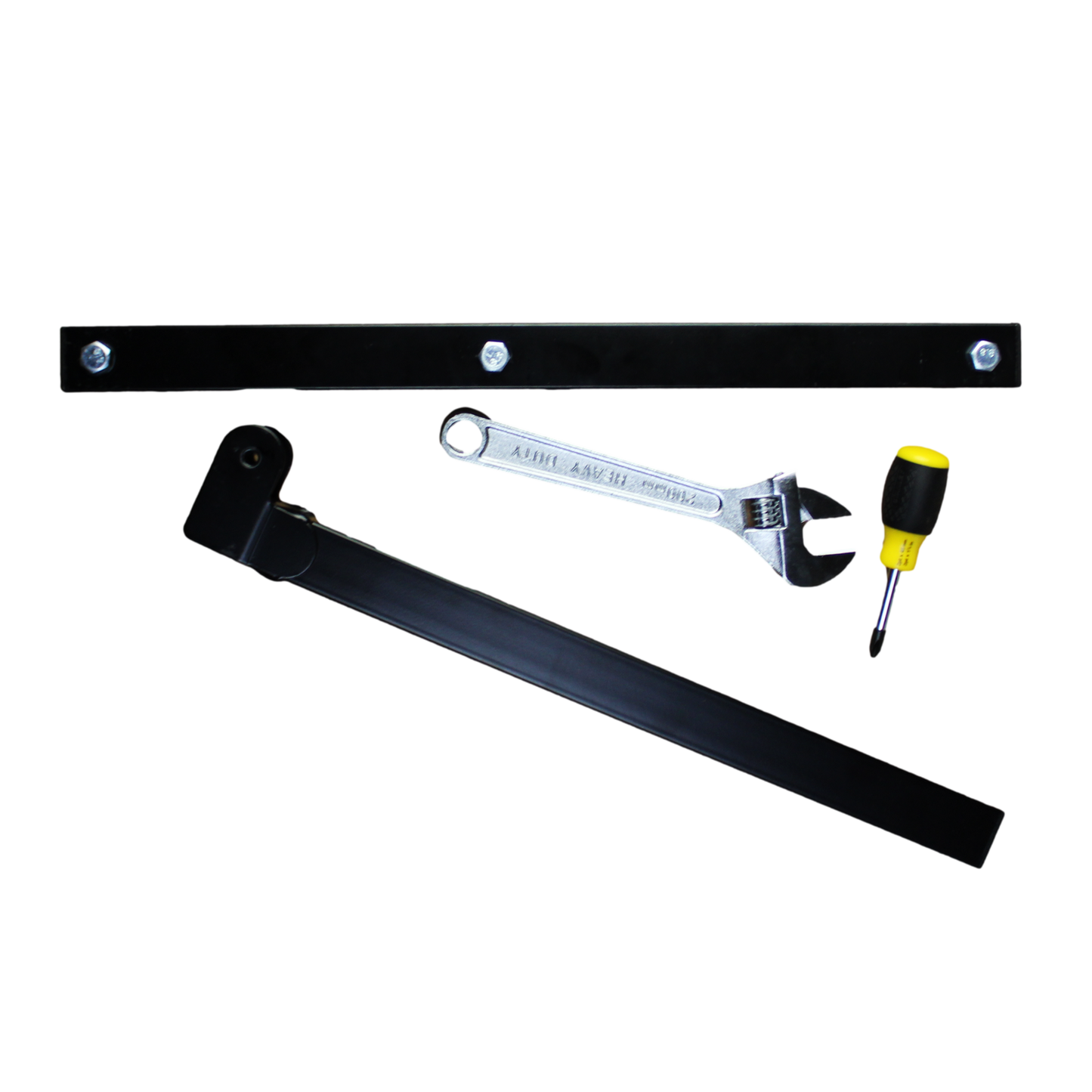 Storease Wall Storage System Utility Racks - 265 x 75 x 450mm - Black - 2 Pack