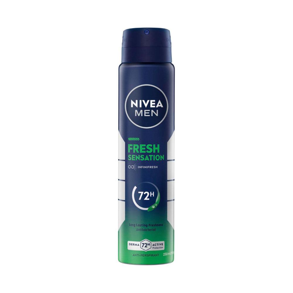 Nivea Men Fresh Sensation Antiperspirant Aerosol Deodorant - 250mL
