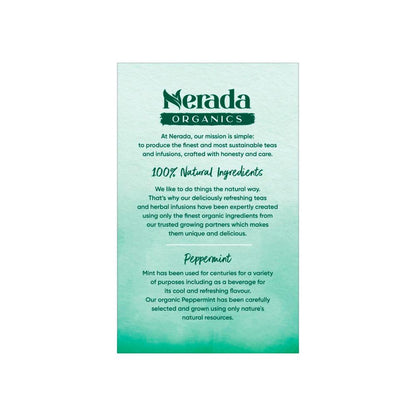 Nerada Organics Peppermint Tea Bags 40 Pack - 60g