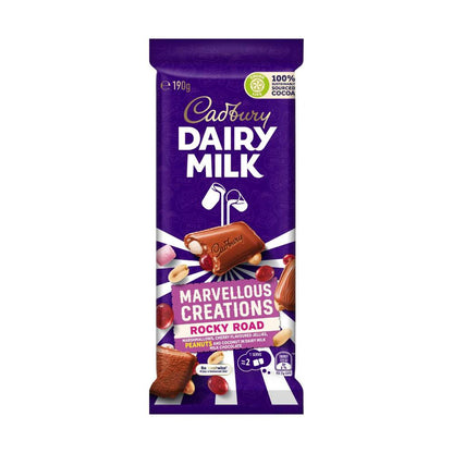 Cadbury Dairy Milk Marvellous Creations Rocky Road Chocolate Block - 190g