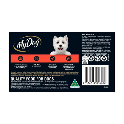 My Dog Adult Wet Dog Food assic Loaf With Gourmet Beef 6x100g Trays - 6 pack