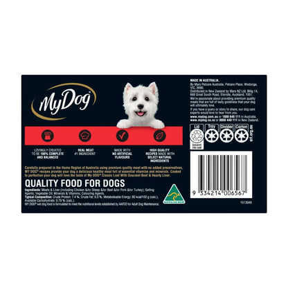 My Dog assic Loaf With Gourmet Beef & Hearty Liver 6x100g Wet Dog Food - 6 pack