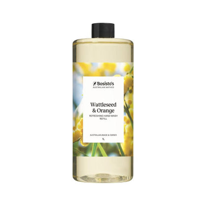 Bosistos Wattle Seed & Orange Hand Wash Refill - 1L