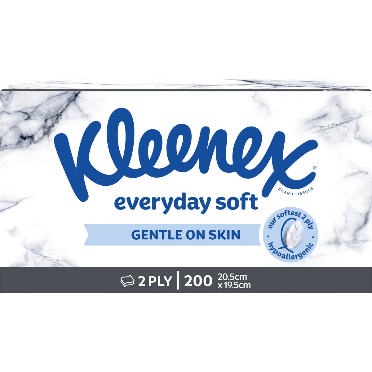 Kleenex Everyday 2 Ply Facial Tissues 200 Pack