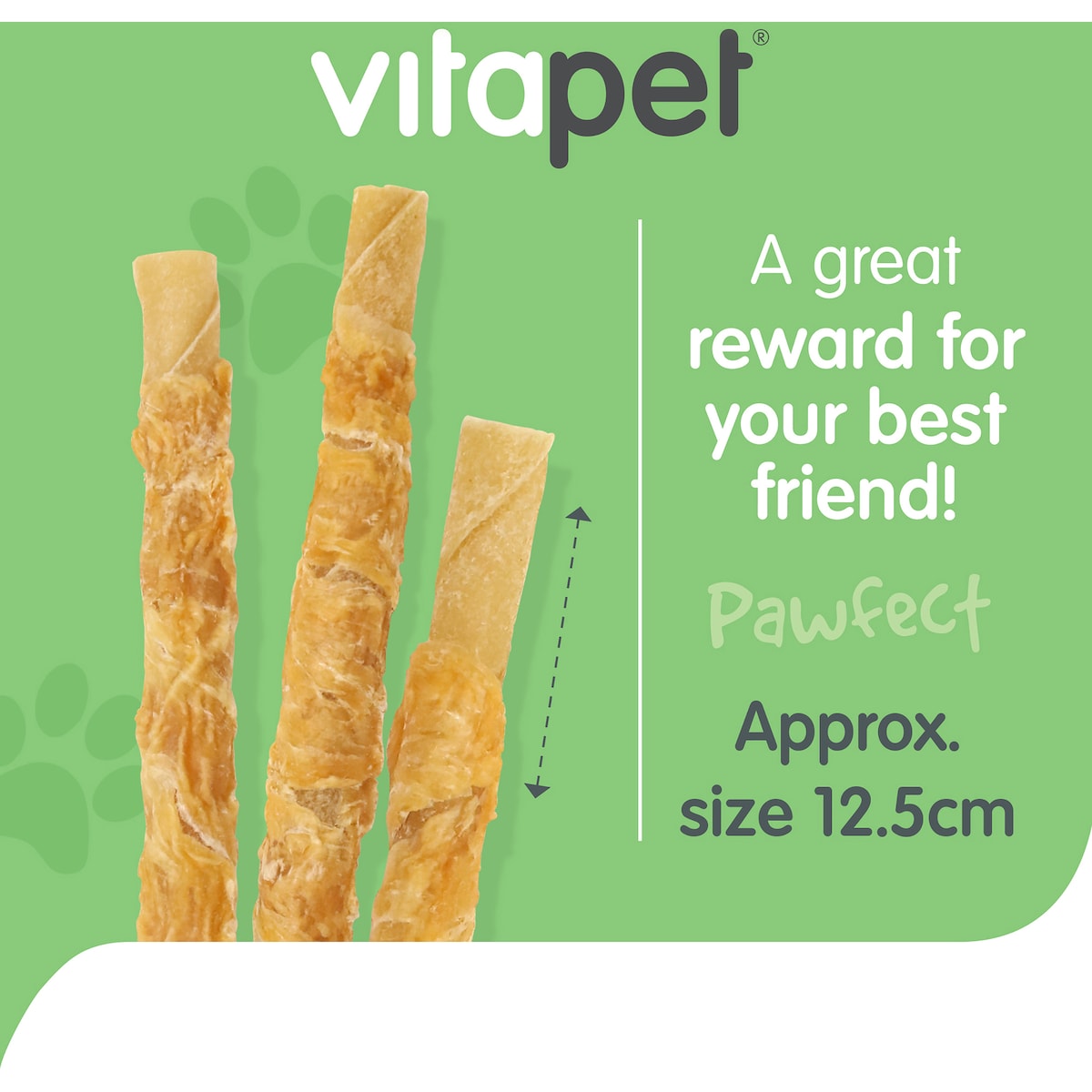 Vita Pet Chewz Chicken Wrapped Rawhide Dog Treats 18 Pack