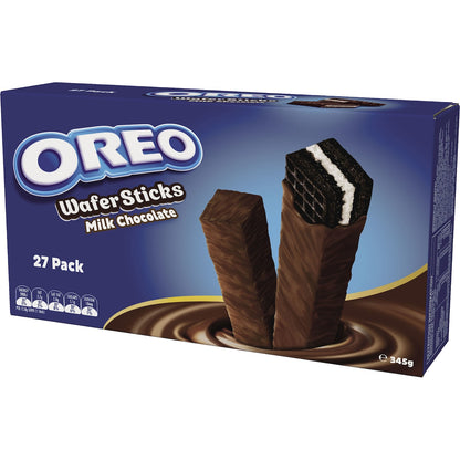 Oreo Milk Chocolate Wafer Sticks Biscuits Large 27 Pack