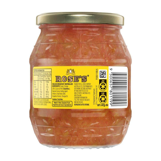 Roses English Breakfast Marmalade Jam - 375g
