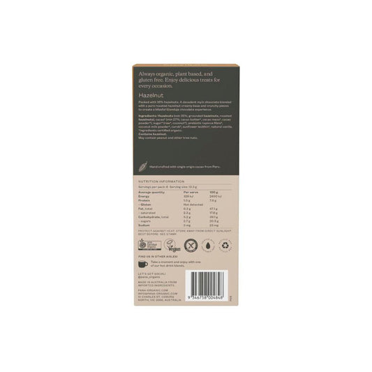 Pana Organic Mylk Hazelnut Chocolate - 80g