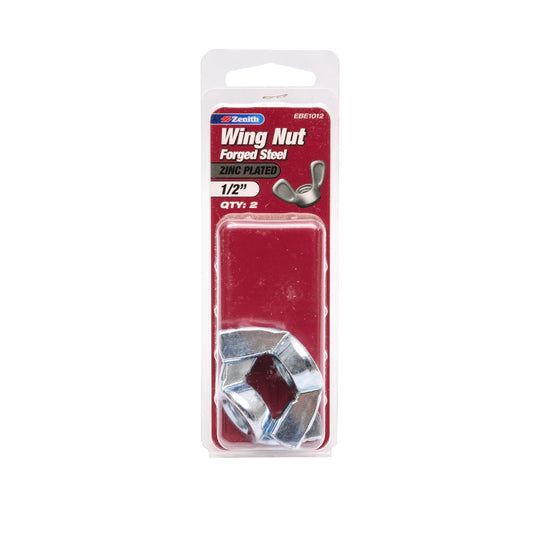 Zenith Wing Nut - 1/2" - 2 Pack