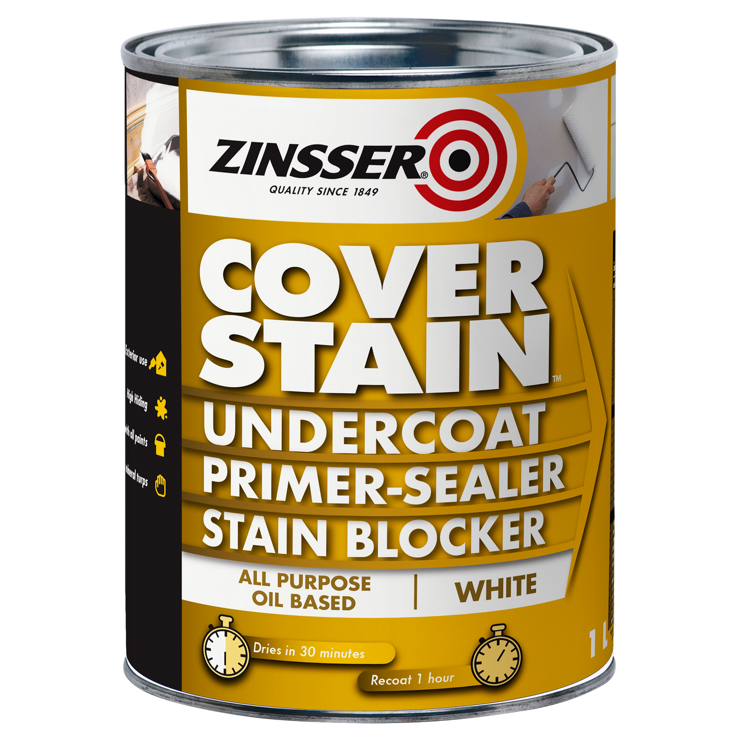Zinsser Coverstain Primer Sealer - 1L - White